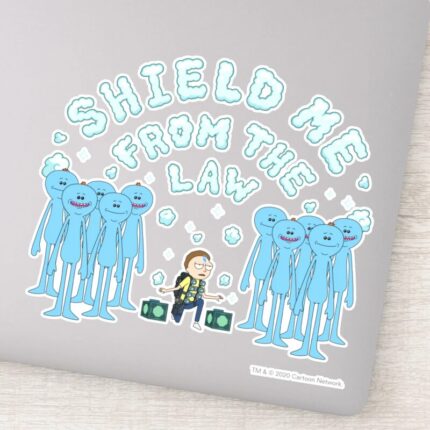 RICK AND MORTY™ Shield Me From The Law Sticker