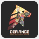 RICK AND MORTY™ Space Beth Defiance Crew Square Sticker