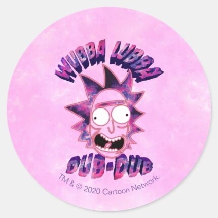 RICK AND MORTY™ Wubba Lubba Dub Dub Classic Round Sticker