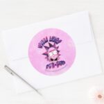 RICK AND MORTY™ Wubba Lubba Dub Dub Classic Round Sticker