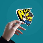 RUN Sticker