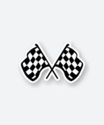 Race Begins Sticker