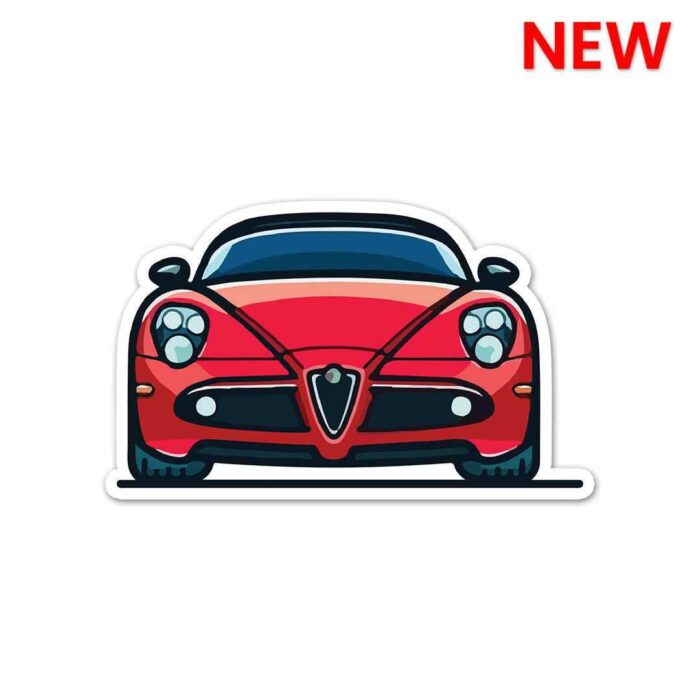 Racer Car Sticker