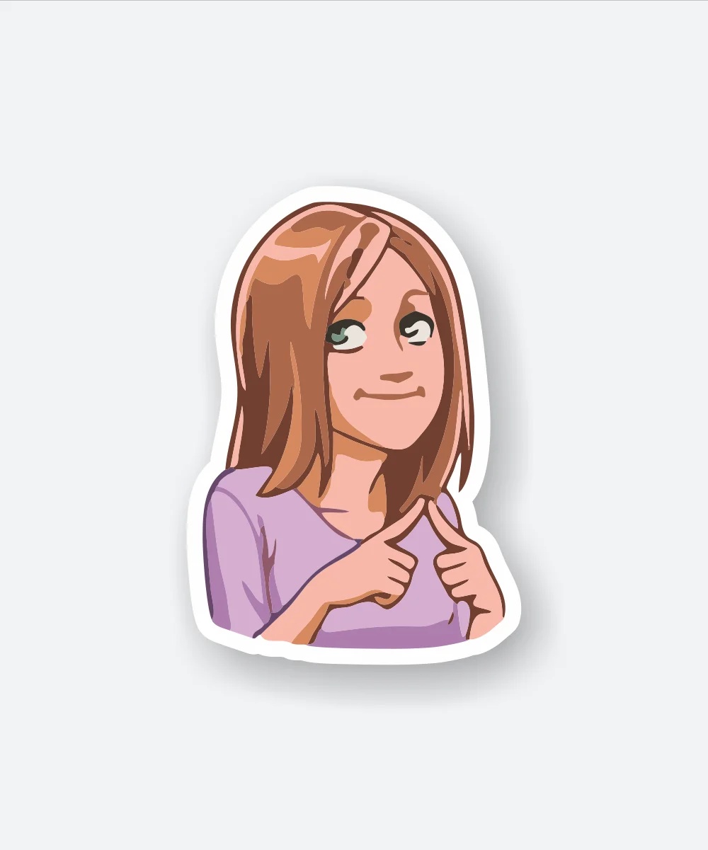 Rachel Friends Sticker