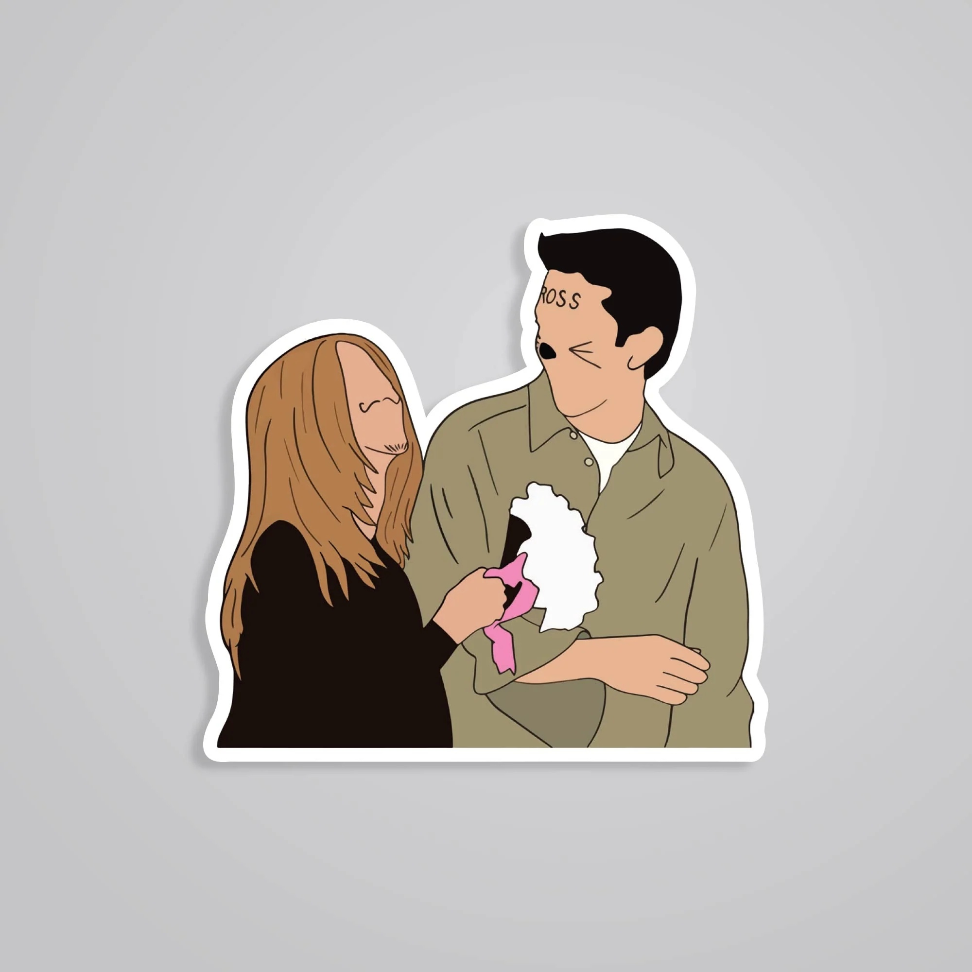 Rachel And Ross TV Shows Stickers Rachel And Ross TV Shows Stickers
