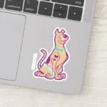 Rainbow Scooby Doo Sticker
