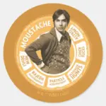 Rajesh Info Graphic Classic Round Sticker