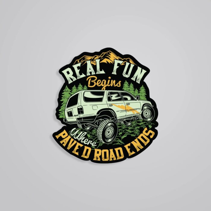 Real Fun Begins Where Paved Road Ends