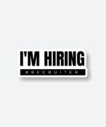 Recruiter Sticker