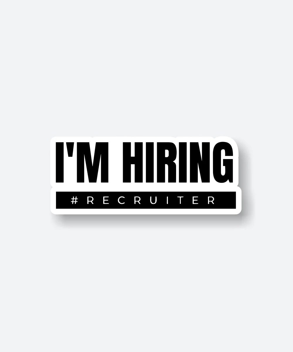 Recruiter Sticker