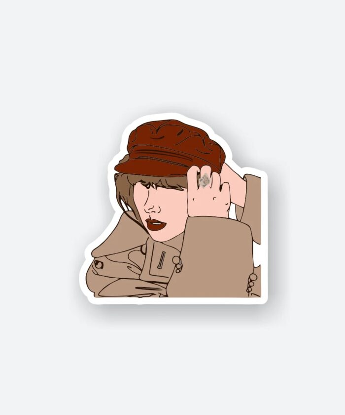 Red Taylors Version Sticker