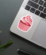 Red Velvet Cupcake Sticker