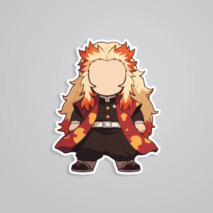 Rengoku Chibi Anime Stickers