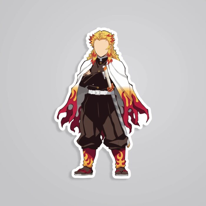 Rengoku Demon Slayer Anime Stickers
