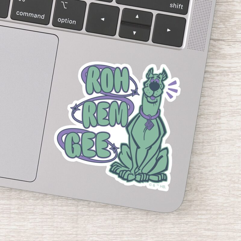 Retro Scooby OMG Sticker