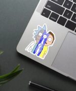 Rick And Morty Split Sticker