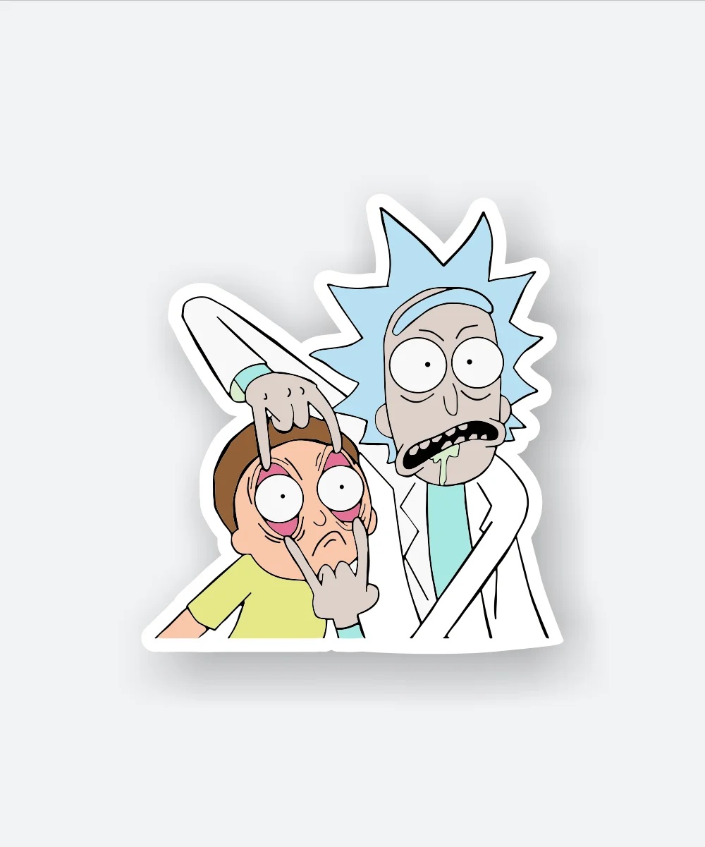 Rick And Morty Dumbstruck Sticker