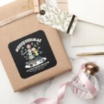 Rick And Morty Merry Rickmas Presents Square Sticker