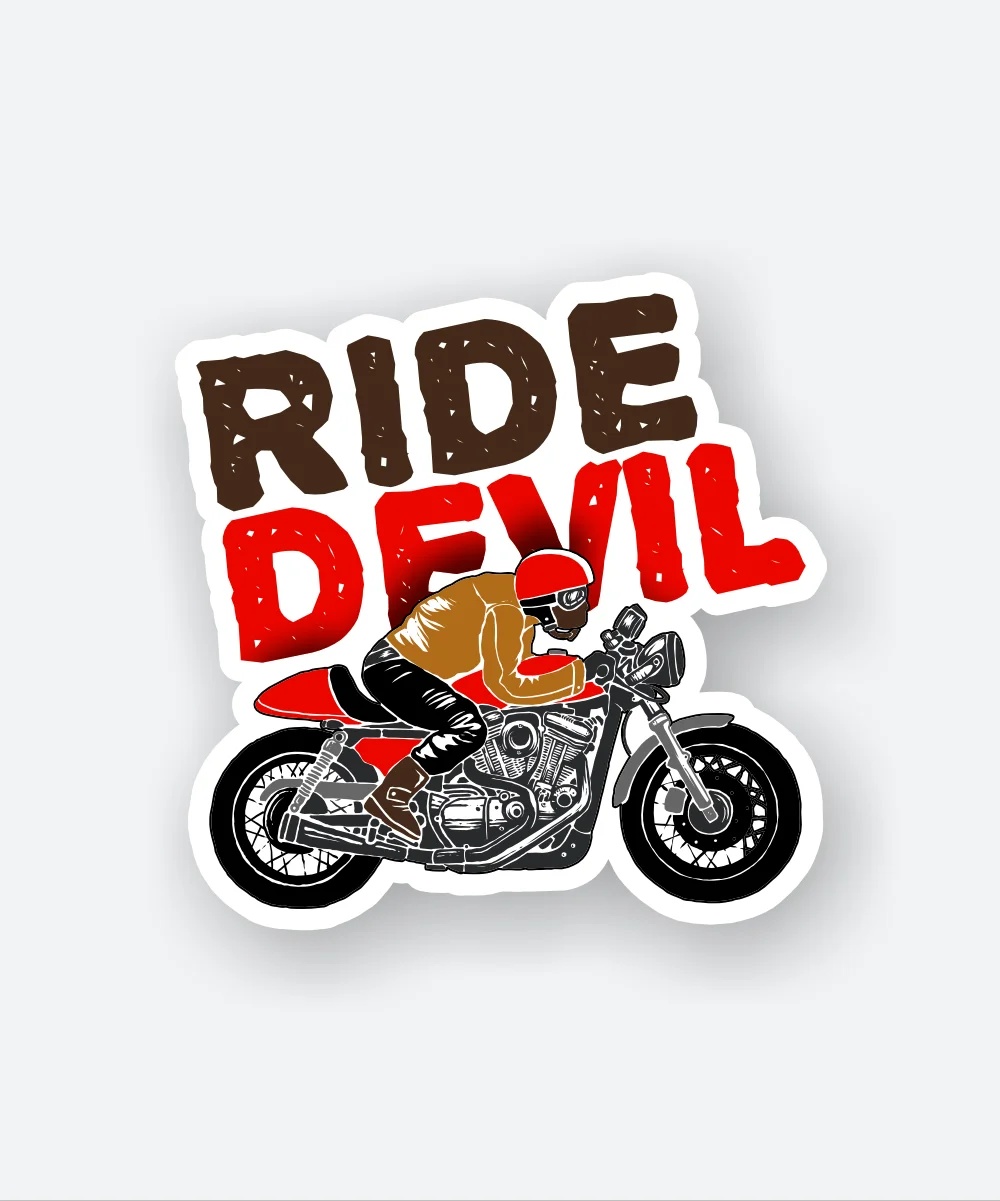 Ride Devil Sticker
