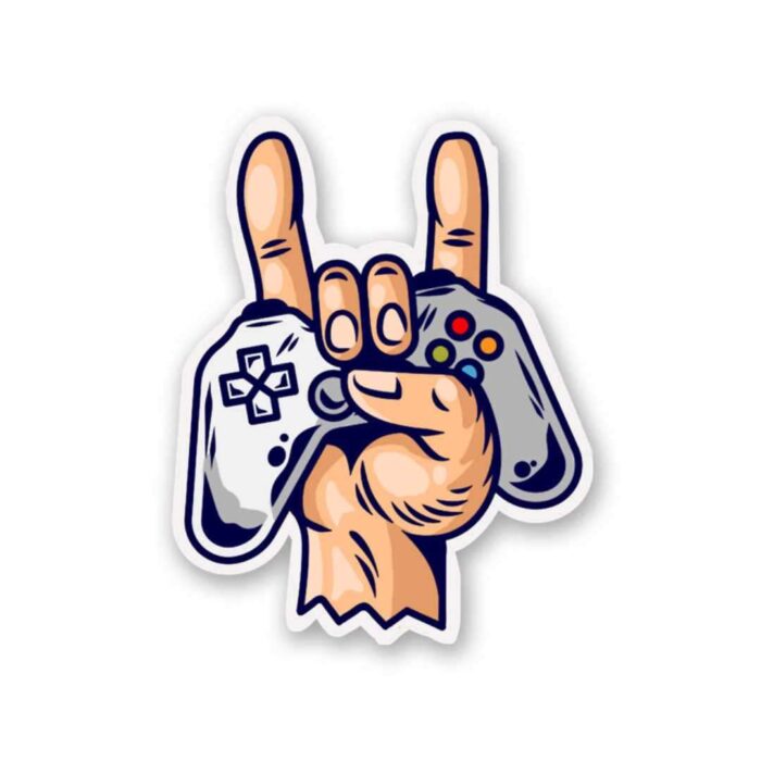 Rock On _ Gamer Sticker