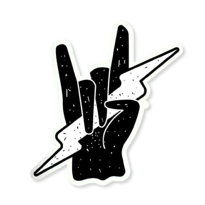 Rock On Sticker