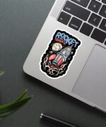 Rocket Travel Sticker