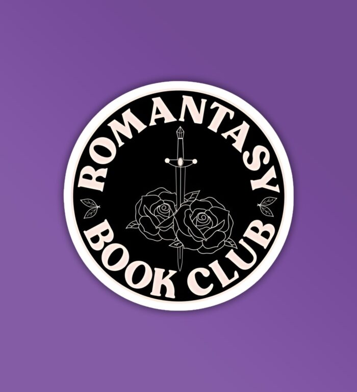 Romantasy Book Club Laptop Mobile Stickers