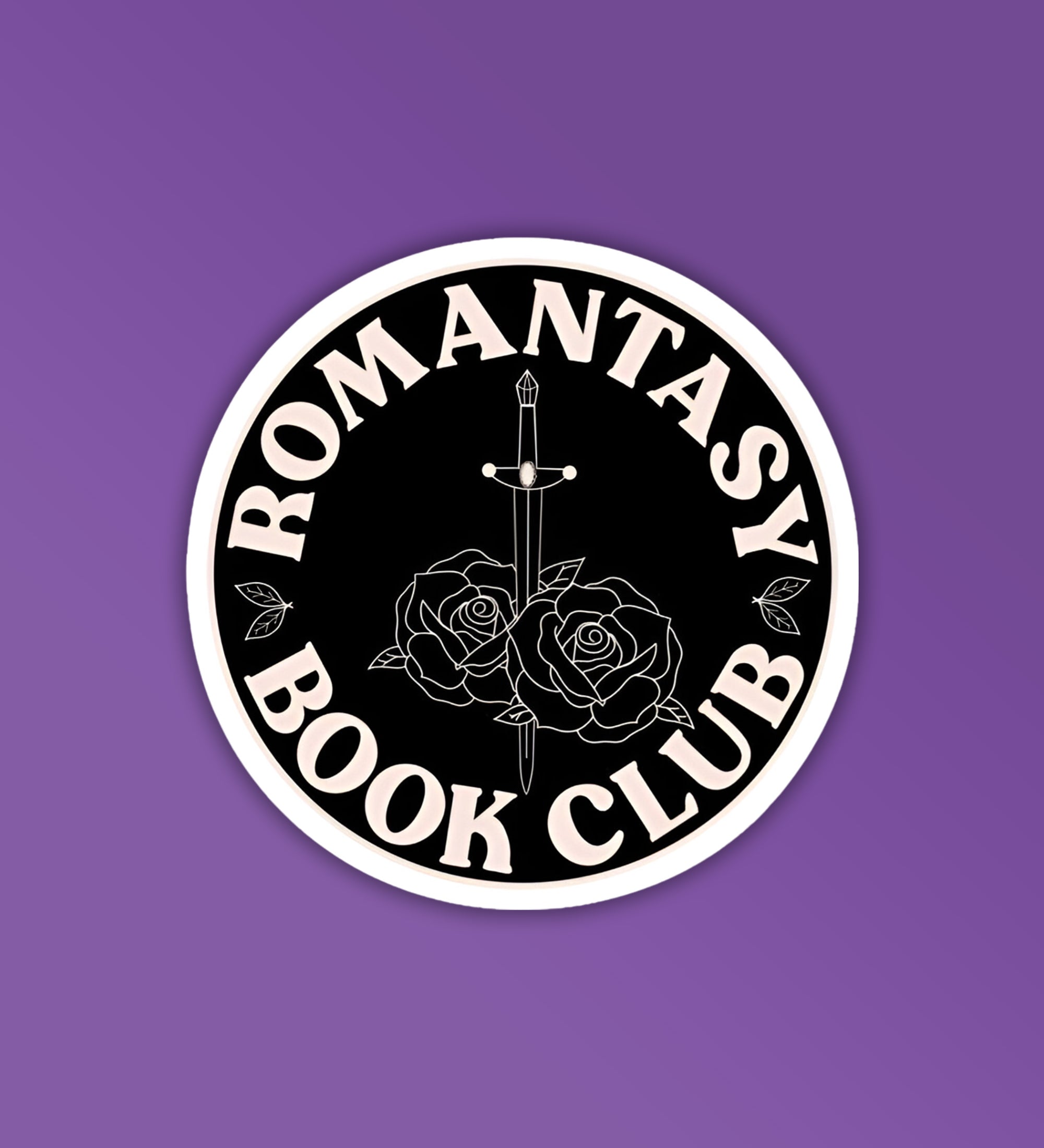 Romantasy Book Club Laptop Mobile Stickers Romantasy Book Club Laptop Mobile Stickers