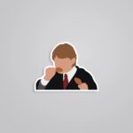 Ron Eating Movies Stickers