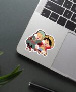 Rozo And Luffy Sleeping Sticker