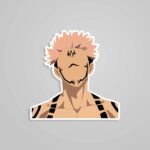 Ryomen Sukuna Minimalist Anime Stickers