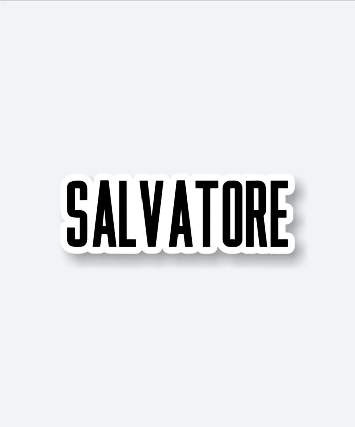SALVATORE Sticker
