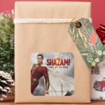 SHAZAM Fury Of The Gods Hang Loose Movie Poster Square Sticker