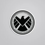 SHIELD Logo Movies Stickers