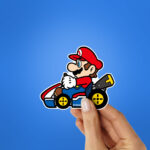 SMario Go Kart Sticker