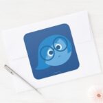 Sadness 2 Square Sticker
