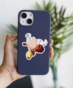 Saitama Flying One Punch Man Sticker