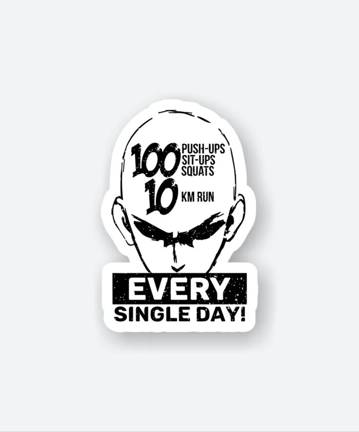 Saitama Motivation Sticker