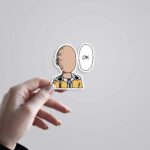 Saitama OK Mood Anime Stickers