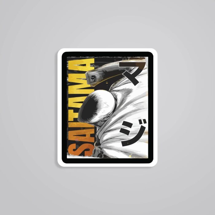 Saitama Stronger Than Anyone Anime Stickers