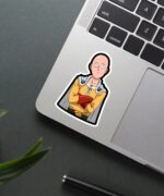 Saitama Wondering Sticker