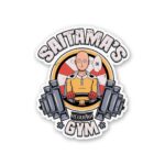 Saitamas Gym Sticker