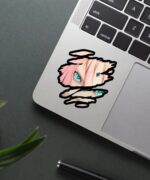 Sakuras Furious Eye Sticker