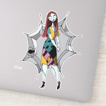 Sally In Spider Web Sticker