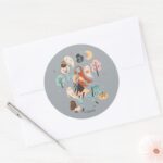 Sallys Magical Halloween Adventure Classic Round Sticker
