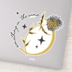 Sallys Thistle Something In The Wind Sticker