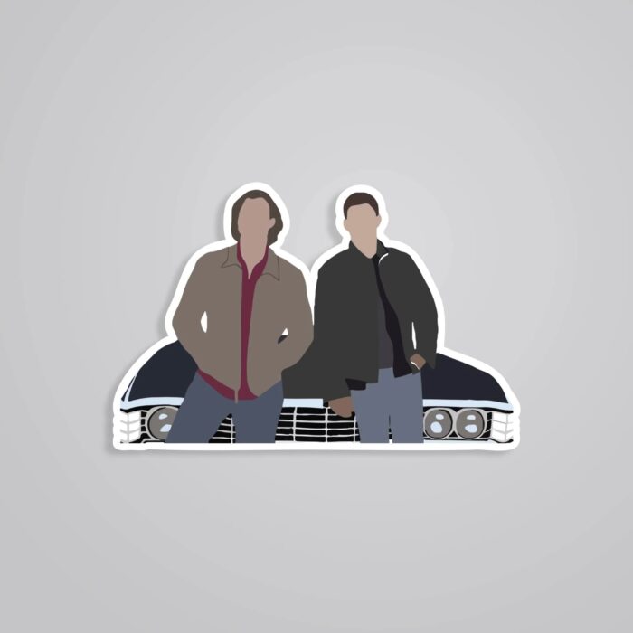 Sam And Dean Winchester TV Shows Stickers