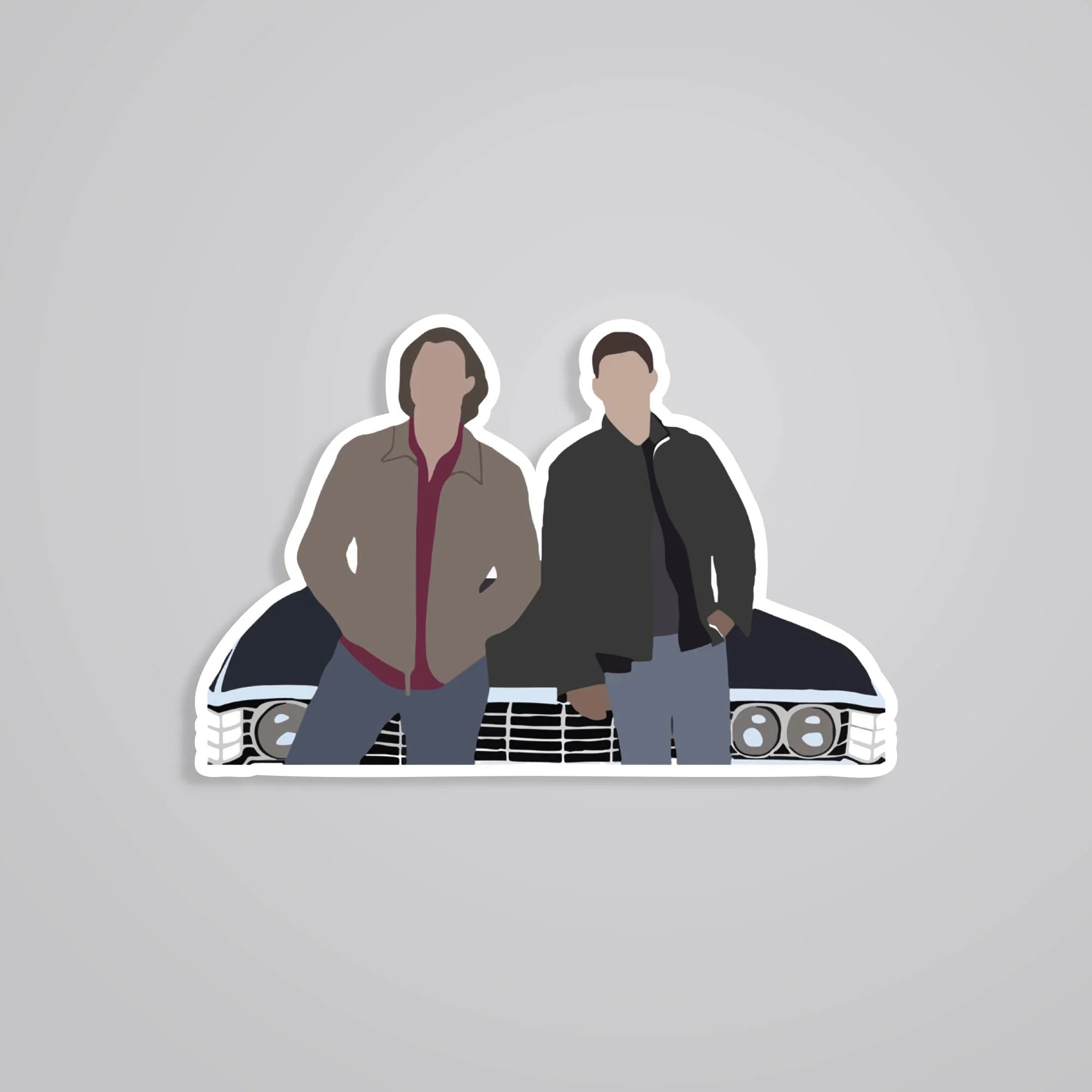 Sam And Dean Winchester TV Shows Stickers