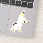 Samurai Jack Drawing Sword Sticker
