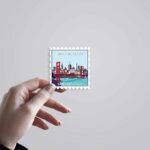 San Francisco City And Bay Post Stamp Travels Stickers